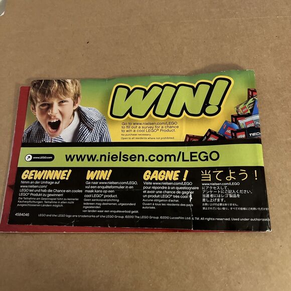 LEGO Star Wars 8092 Instruction Manual Replacement Booklet INSTRUCTIONS ONLY - Picture 2 of 2